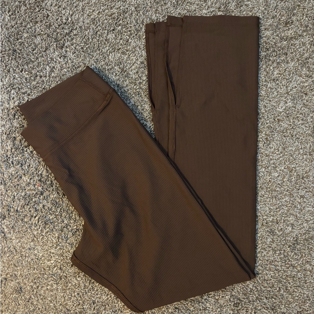 Women’s Brown Powersoft Flare leggings
